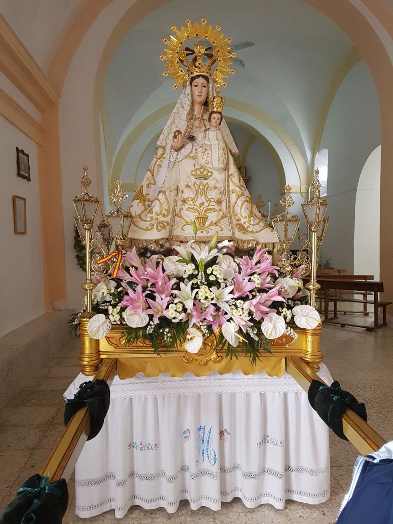 La Virgen de la Cuesta en su ermita, ALCONCHEL DE LA ESTRELLA (Cuenca)