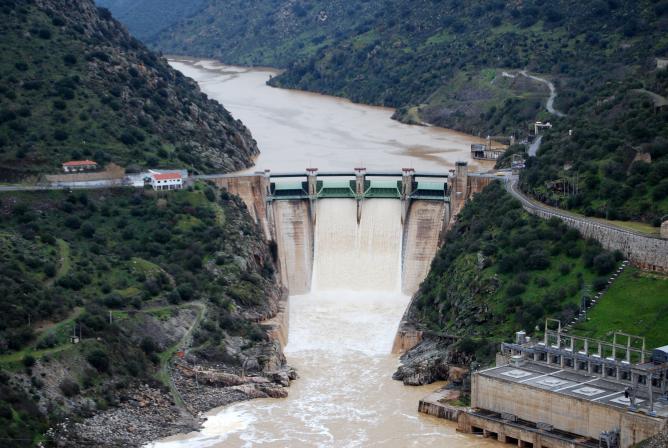 Presa Salto De Saucelle Salamanca