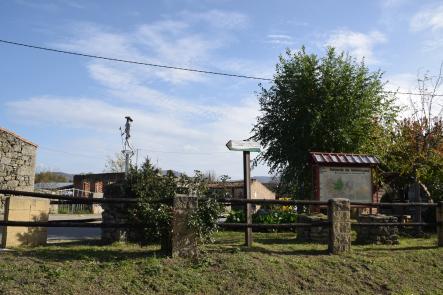 Jardines junto al Camino de Santiago por la Vía de la Plata
