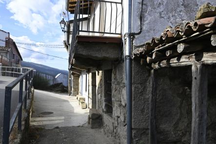 Los balcones y las casas